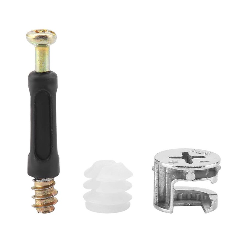 Furniture Connecting Screw Plastic Coated Connector Cam Lock Hardware Accessories