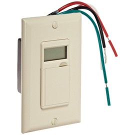 Morris Products 80510 7 Day Heavy Duty in Wall Timer, Ivory
