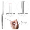 8 Pcs Ear Wax Removal Kit, Curved Tip Tweezer, Ear