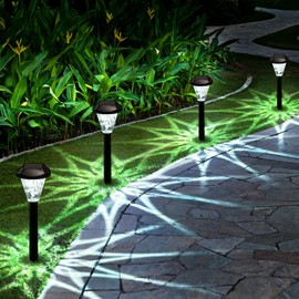 GIGALUMI 12 Pack Solar Lights Outdoor Waterproof,New Upgraded Light for Outside,Solar Garden Lights,Pathway Outdoor Light for Patio,Lawn,Yard and Landscape