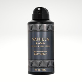Bath & Body Vanilla Noir for Men deodorizing Body Spray, 3.7 fl. oz. / 118 mL (Packaging Style May Vary)