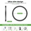 zemty 4Pack LED Ceiling Light Fixture 6.5 Inch, 12W 1200lm