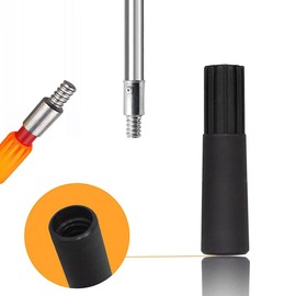 Threaded Tip Replacement - Ultra Threaded Tip Repair Kit - Window Squeegee Adaptor-Metal Threaded Handle Tips for 1"- 7/8" Wood or Metal Poles-5 PC