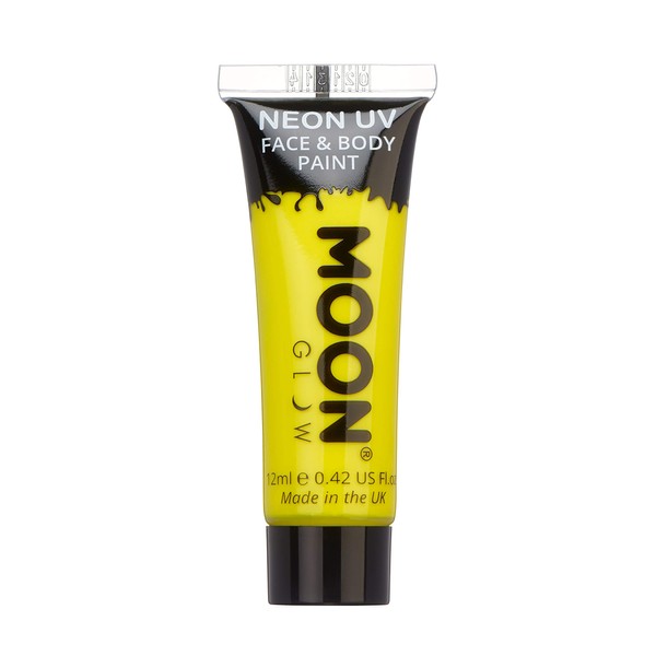 Moon Glow Intensive Neon UV Body Paint Body Paint 12 ml Yellow