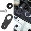 2 Pack Black Aluminum Radiator Stay Mount Bracket With Washer
