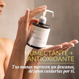 Jabón Líquido para Manos | Con Té Verde y Aloe Vera | Limpiador Suave con Extractos Botánicos para Todo tipo de Pieles | Refrescante Aroma a Té Limón y Menta | Skin Care | Biune. | 300 mL