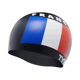 TYR Unisex-Adult Swim Cap LCSFRA-P, Unisex-Adult, Swim Cap, LCSFRA, Black, Adult Fit