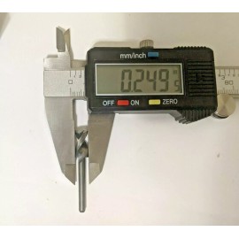 Precision Carbide .250" 1/4 Carbide Drill .500" Depth 1/8" Shaft Shank (Qty: 5) USA NOS