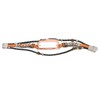 for Xiaomi Mi Band 7 Leather Strap Metal Snap Retro