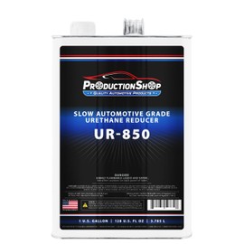 ProductionShop - UR850 Slow Urethane Reducer (Gallon) - High Perfomance Automotive Grade for Automotive Paint and Industrial Paint Use - For Higher Temperature Condition increase Flow