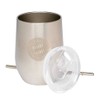 FC Bayern München Stainless Steel Drinks Cup with Straw 0.35