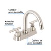 Foset Tubig TBM-62N, Mezcladora para lavabo, tipo bar, manerales palanca,