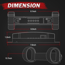 Lumimotor Universal Green LED Dome Light Roll Bar Mount LED UTV Interior Lights Hunting Cab Light Courtesy Light for UTV ATV SXS Polaris RZR Can-Am Truck Pickup - Green