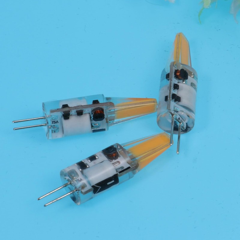 Mobestech 3 Pcs G4 LED Bulbs COB LED Chip 1505/1508