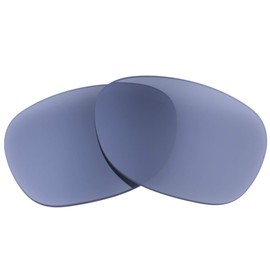LenzFlip Polarized Replacement lenses for Rayban Justin RB4165 (54mm) Sunglasses - Crafted in USA (Grey Polarized with Silver Mirror)