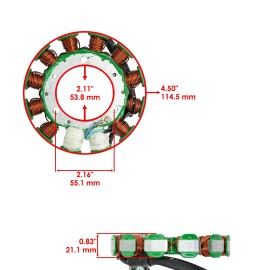 Caltric Stator For Honda Sportrax 400 TRX400X 1999-2014 31120-Hn1-A41 31120-Hn1-A40