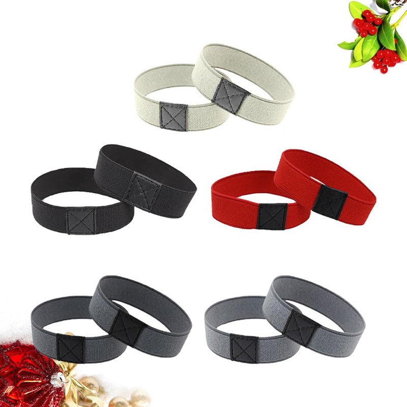 PACKOVE 5 Pairs Shoe Straps Elastic Shoelaces High Heel Removable