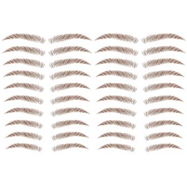 Yesallwas 4D Eyebrow Tattoo Sticker 20-Pairs False Eyebrows Long Lasting Waterproof Makeup Eyebrow Transfers Stickers for Women Lady 2 Sheets
