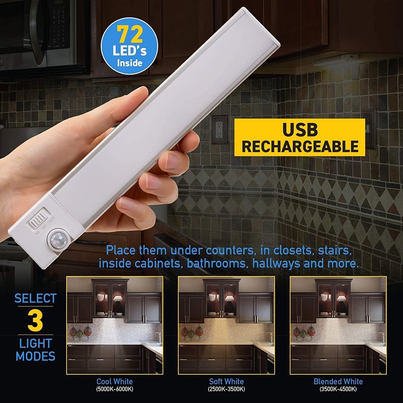 Sensor Brite Slim Beam+ Magnetic Under Cabinet Light with Charging