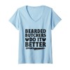 Womens Bearded Butchers Do It Better Butchery Meat Butchers V-Neck