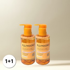 Illyyoon [1+1] Illiyoon Easy Wash All Over Sun Cleanser Face Remover 200ml 2pcs / [1+1] 일리윤 이지워시 올 오버 선 클렌저 페이스 리무버 200ml 2개
