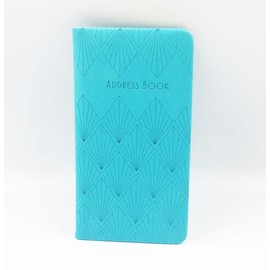 A to Z Telephone Slim Address Book A-Z Index Hard Soft Cover Blue
