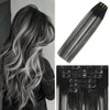 WindTouch Extensiones de Cabello con Clip Extensiones de Cabello Humano