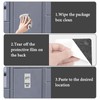 Parcel Box Sign 2PCS,Waterproof Parcel Box Sticker, Secure Packages Deliveries