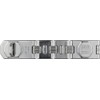 ABUS 110/230 Concealed Hinge Pin Hasp, 9" Length, Silver