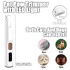 SEILETOO Waterproof Pet Micro Precision Trimmer, Rechargeable Pet Shaver with