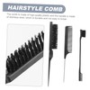 Healeved Multi Function Hairstyling Comb Set Durable Double Headed Brow