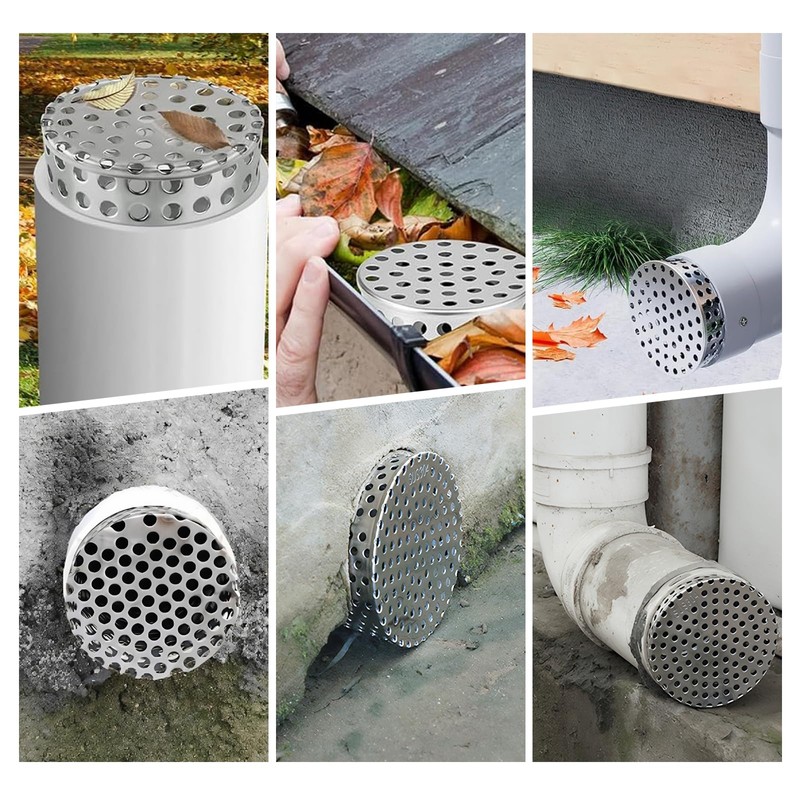 Pack of 2 Gutters Leaf Protection Rain Gutters Leaf Protection