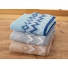 kosugizen Bath Towel Crystal 60x120cm Blue