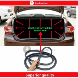 SM Weatherstrip Trunk Lid Rubber Seal Fit For 2009-2013 Toyota Corolla