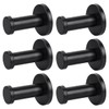 Anni 6 Piece Stainless Steel Wall Hanging Hooks Screw Type