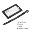MECCANIXITY Luggage Tag, PVC Identifier Card Holder Label, Not Your