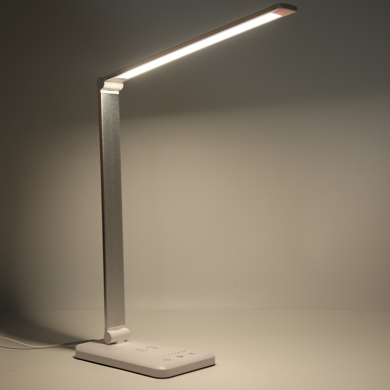 LED Desk Lamp 5 Levels Touch Control USB Eye Protection