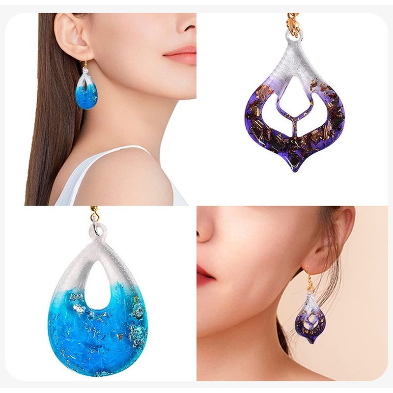 Nifocc Unique Earrings Resin Mold Jewelry Casting Molds Pendant Silicone