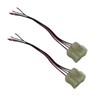 Pair of Rear Tail Light Prewired Connector Plugs For Fiat