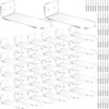 Treela 30 Pack Floating Shoe Display Shelf for Closet Acrylic
