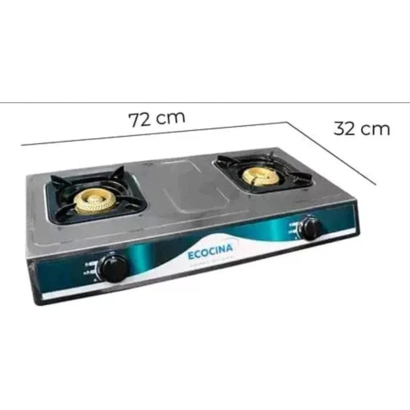 Ecocina Estufa De Mesa ECOCINA de 2 Quemadores con Chispero