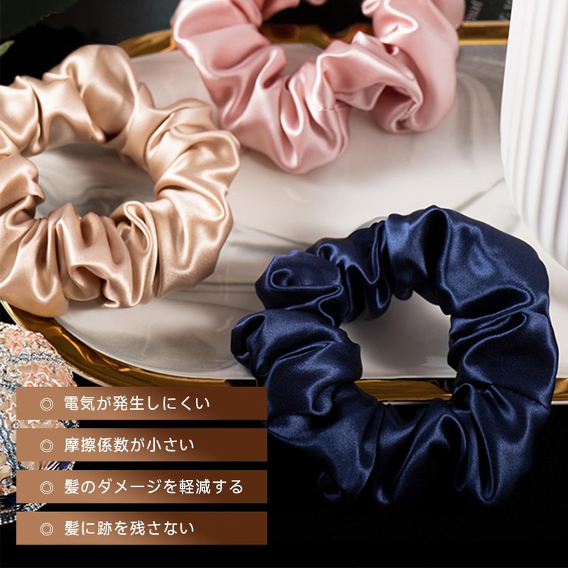THXSILK Hair Rubber Scrunchy Hair Rubber 100% Silk Top Grade