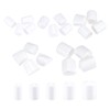 sourcing map Round End Caps Rubber Cover 48pcs 7mm 10mm