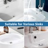 Anytin 2pcs Bathroom Sink Drain Strainer Pop Up Sink Drain