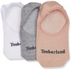Timberland Women's 6-Pack Basic Low Liner Socks, Rose Multi, One