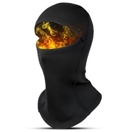 FANWINKJ Balaclava Bicycle / Motorcycle, Ski Mask Winter, Windproof Warm Mask, Outdoor Winter Riding Mask, Commonly Used for Outdoor Sports, Cycling, Skiing, Motorcycling Men / Women, black