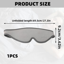 3D Sleep Mask, Men's Sleeping Mask, Side Sleeper, Sleeping Mask with Adjustable Eye Cups, Deep Possible Rest, Blindfold for Travel, Shift Service, Lunch Nap