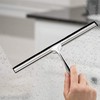 Shower Squeegee Stainless Steel All Purpose Household Bathroom Cleaner Tool