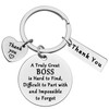 Xiahuyu Boss Keychain Gifts Thank You Boss Gifts for Coworker