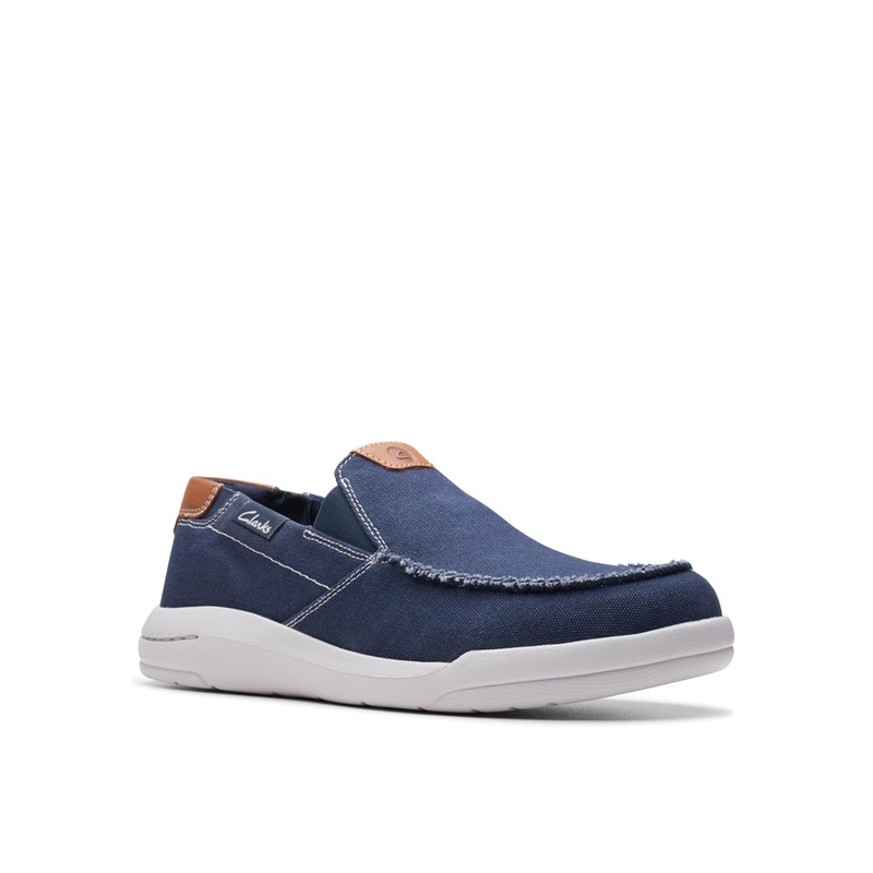 Clarks Men's Driftlite Step Moccasin, Navy Combi, 13